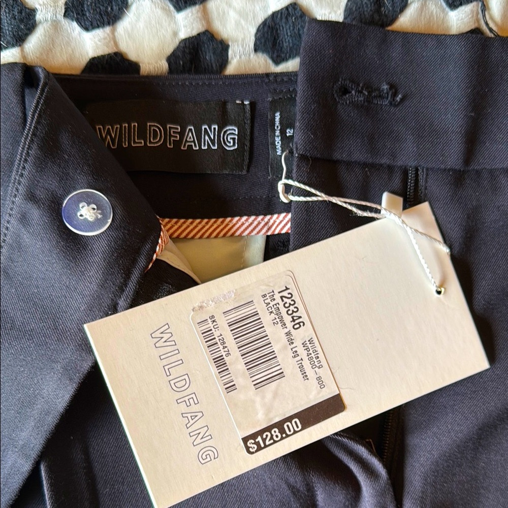 NWT Wildfang High Waisted Wide Leg Pants